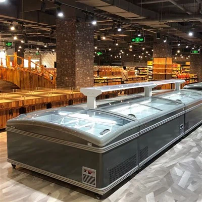 Supermarket Ice Cream Deep Freezer